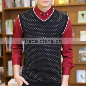 OEM Service Computer Knitted Sleeveless Adult Sweater Onesie thumbnail-3