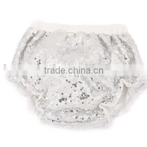 Hot Wholesale Baby Boutique Sequin Bloomers Cotton Children Sequin Shorts Kids Diaper Cover thumbnail-6