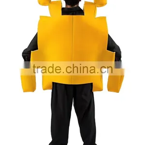 Adult Yellow Space Arcade Game Costume thumbnail-3