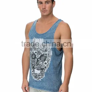 Skull Printed Tank Top Pattern thumbnail-1
