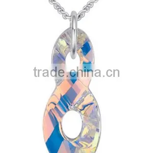 Unique 8 Design Crystal Pendant Necklace Quality Crystal Pendant Necklace for Women Jewelry thumbnail-2