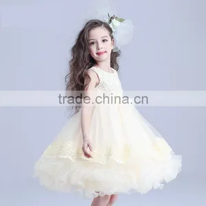 Hot Designs Children Handmade Flower Girl Dress Patterns Cute Dresses thumbnail-2