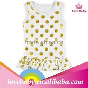 Kids Romper Top Bontique, Infants Dots Top Wholesaler, Tank Top for Kids thumbnail-1