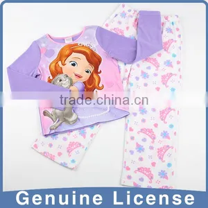 Coral Fleece Baby Pajamas Photos Girls Sleepwear thumbnail-1