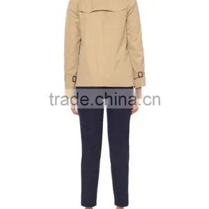 Classic Womens Double Breasted Coat AD8706 thumbnail-3