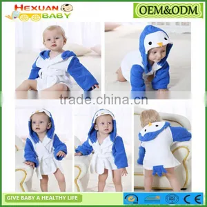 Hooded Animal Bathrobe Cartoon Baby Towel Character 10 thumbnail-2