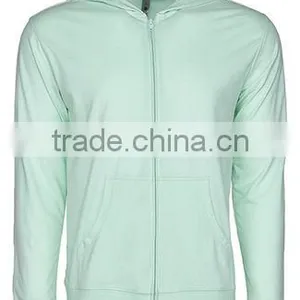 Next Level Apparel Unisex Sueded Full-Zip Hoody - Made From 60% Combed Ring-spun Cotton and 40% Polyester Sueded Jersey. thumbnail-3