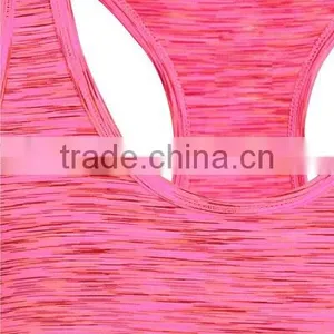OEM Latest Fancy Tank Tops Girls Fitness Yoga Wear Ladies Tops Images thumbnail-4