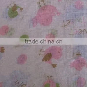 100%cotton Gentle Muslin Gauze 21s/32s/40s Printed/ Grey Muslin Gauze Floral Print thumbnail-3