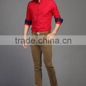 2015 Mens Fashion Dress Shirts,floral Printing Man Shirts,double Collar Stylish Dress Shirts thumbnail-1