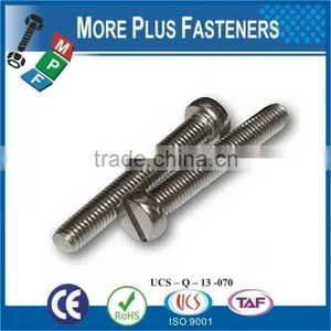 Made in Taiwan Slotted Cheese Head Machine Screws Carbon Steel ISO 1207 thumbnail-6