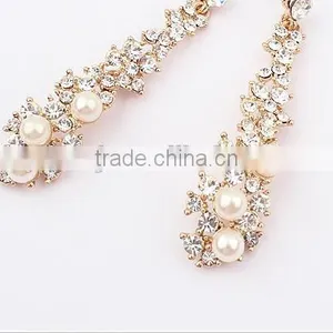 New Fashion Imitation Pearl Rhinestone Lady Sut Earring thumbnail-6