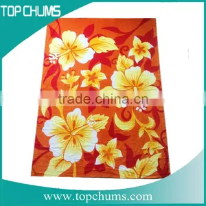 No Minimum Custom Stock Flower Printed Softextile Cotton Towels Beach Double for Wholesale thumbnail-4
