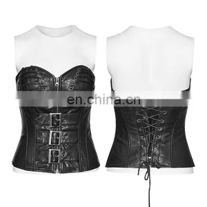 Punk Rave Gothic Synthetic Leather Corset Y-773 thumbnail-5