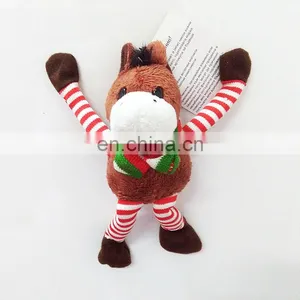 Promotional Soft Stuffed Plush Christmas Snowman Fridge Magnet Toys thumbnail-4