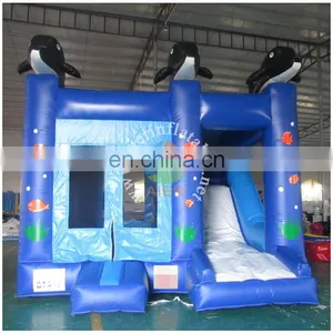 2017 Aier Indoor Inflatable Bouncy Castle Inflatable Inflatable Castle With Slide thumbnail-1