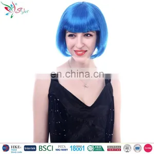 Wholesale Fashion Style Synthetic Wigs Short Bob Wig for Party thumbnail-2