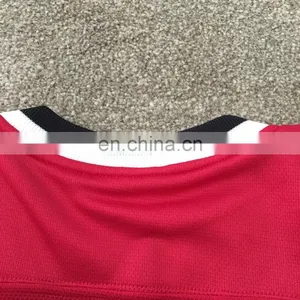NHL 100% Polyester Custom Name/Number Red Chicago Blackhawks Hockey Jersey For Fans thumbnail-6