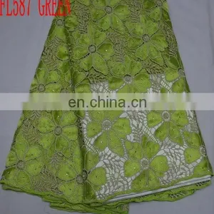Hot Sale Cotton Lace/ African Cord Lace/ Guipure Lace/ Embroidery Lace thumbnail-5