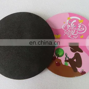 Hot Sale Round Eva Foam Coffee Coaster, Slip Cup Pad With Heat Transfer Printing Logo thumbnail-6