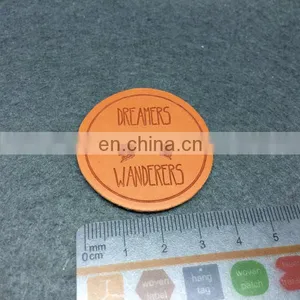 Garment Accessories Pattern Carved Soft Enamel Zinc Metal Alloy Embossed Jeans Leather Label thumbnail-1