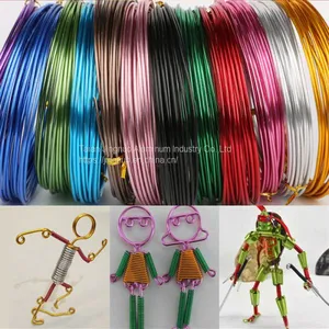 2018 DIY FASHION Colored 2.0mm Aluminum Round Wire Craft Color Aluminum Wire thumbnail-5