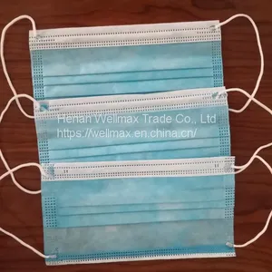 Disposable 3 Ply Non-woven Protective Face Mask thumbnail-2