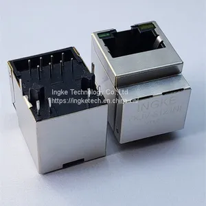 HFJV1-2450-L12 Single Port 100 Base-T Vertical RJ45 Jacks With Magnetics thumbnail-2