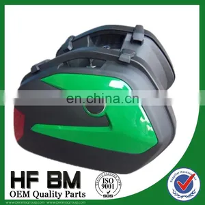 Waterproof Green and Black Motorcycle Side Box Side Boxes for Motor thumbnail-1