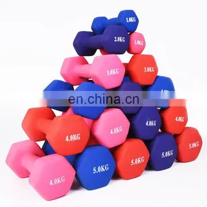 Fitness Equipment Fitness Women Bone Dipping Neoprene Dip Plastic Dumbbell thumbnail-2