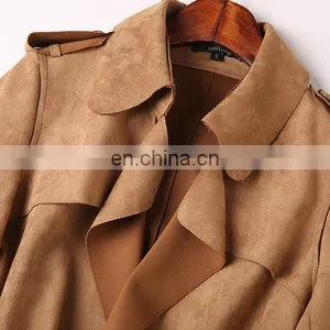350GSM Polyester Spandex Suede Fabric Brushed Suede Knitted Weave Fabric for Sofa or Coat Fabric thumbnail-6