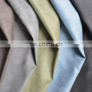 Wholesale Custom Soft Curtain Suede Sofa Fabric for Upholstery thumbnail-1