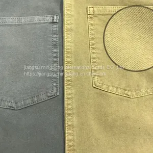 75.2%Cotton 19%Rayon 5.8%Spandex Bi-stretch Peached Twill Fabric thumbnail-3