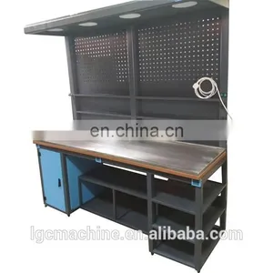 Basic Workbench Extended Type for Repair Injector and Pump Stainless Steel Work Table With Top Shelf thumbnail-2