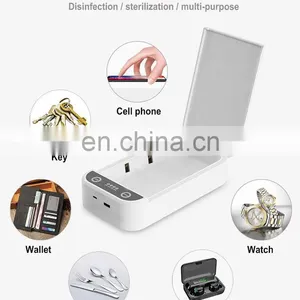 2020 Mini Portable uv Light Lamp Disinfection Sanitizer Sterilizer Box Mobile Cell Phone Sterilization Wireless Charging thumbnail-6