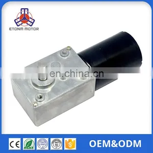 ET - WGM58BL Motor for BBQ 80kg 12V 24V DC Worm Gear Motor thumbnail-4