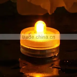 Wholesale LED Subenersible Waterproof Candle Tea Lights-Yellow SNL068 thumbnail-2