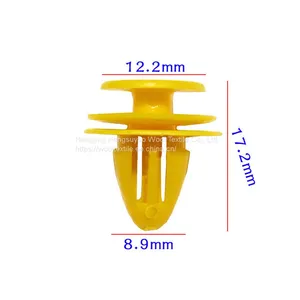 180pcs Plastic Rivet Fasteners, Yellow Automotive Nylon Fixed Parts thumbnail-4