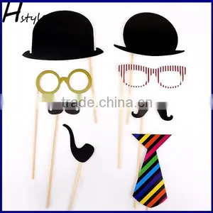 Colorful Props On A Stick Mustache Photo Booth Party Fun Wedding Christmas Favor PFB0034 thumbnail-1