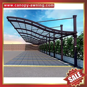 Excellent Outdoor Alu Aluminum pc Polycarbonate Parking Cars Canopy Carport Shelter Cover Awning Canopies China thumbnail-1
