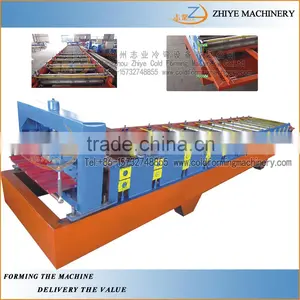 Roofing Sheet Tile Corrugating Iron Sheet Roll Forming Making Machine/Color Steel Roof Panel Forming Line thumbnail-3