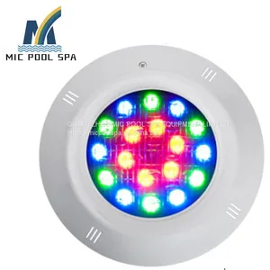 China Factory Plastic Swimming LED High-power Underwater Light With Remote Control 12V Rgb Light Waterproof LED Pool Light thumbnail-4
