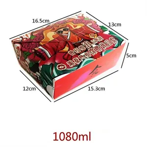 Colorful Disposable Food Packing Box Takeaway Meal Box thumbnail-2