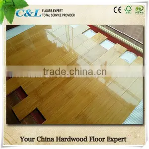 High Glossy Factory Price Horizontal Solid Bamboo Flooring thumbnail-1
