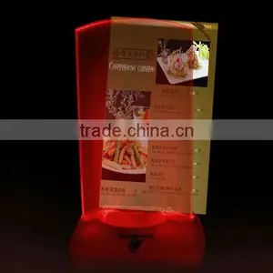 Flashing Menu Display Holder for Drink thumbnail-1