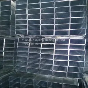 Yunnan Q235 Square Tube Wholesale Hot Dip Galvanized Square Tube 40 * 80 * 3 Square Tube Kunming Sales Square Tube thumbnail-2
