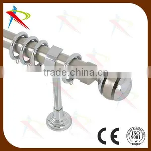 Antique Brush/brass Aluminium Finial Curtain Rod thumbnail-4