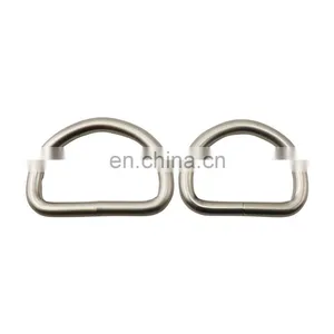 Wholesale Bag Accessories Handle Ring D Zinc Alloy Custom D-Ring Buckle Colorful Metal D Ring for Handbags thumbnail-3