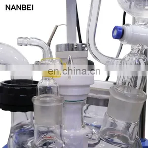 China Lab Double Layer Borosilicate Jacket Standard Glass Reactor thumbnail-4