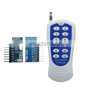 12 Button rf Remote Control Learning Code Ev1527 Long Range 1000meter thumbnail-1